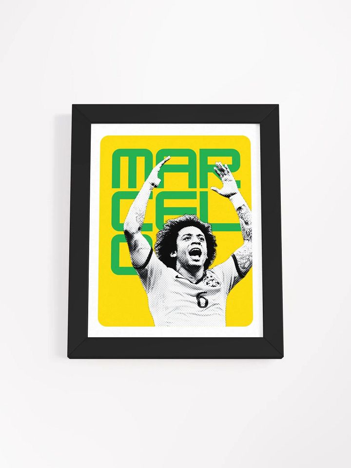Marcelo BW Brazil Name Art Framed Print product image (2)