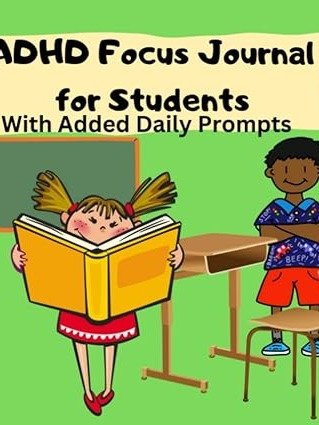 ADHD Focus Journal for Students-With Added Daily Prompts: Focus Prompt Journal for Kids-ADHD Management Workbook-ADHD Tools product image (1)