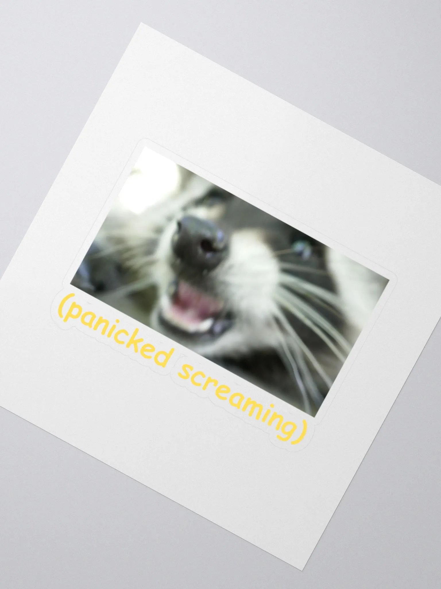 Panicked Screaming Sticker product image (2)