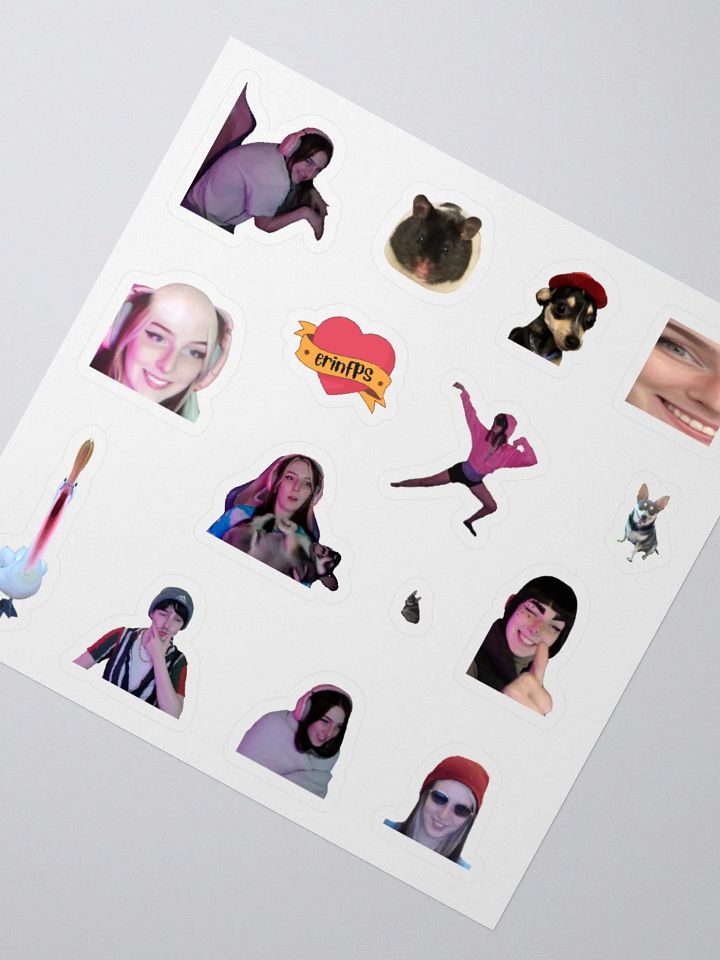 random emote sticker sheet product image (2)
