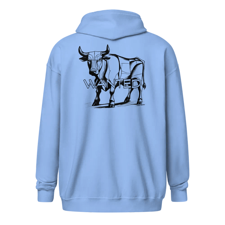 Bull Wanted Cubist zipper front hoodie product image (1)