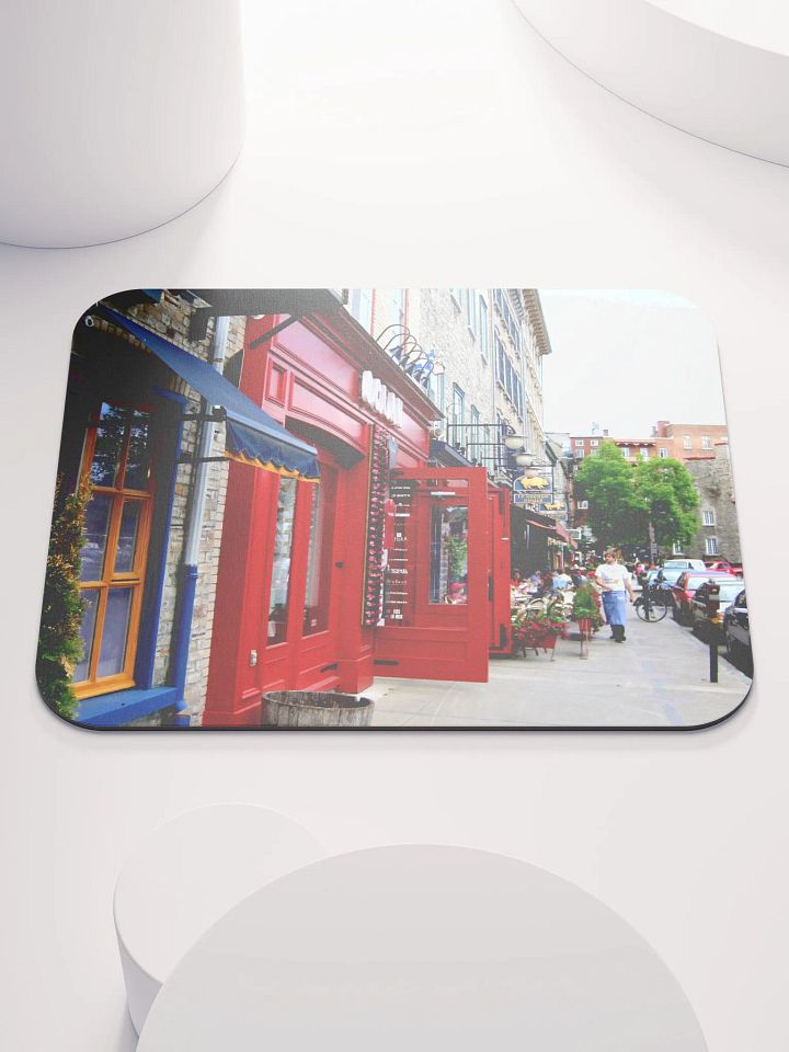 Cafe Stroll Sunday Mouse Pad product image (1)