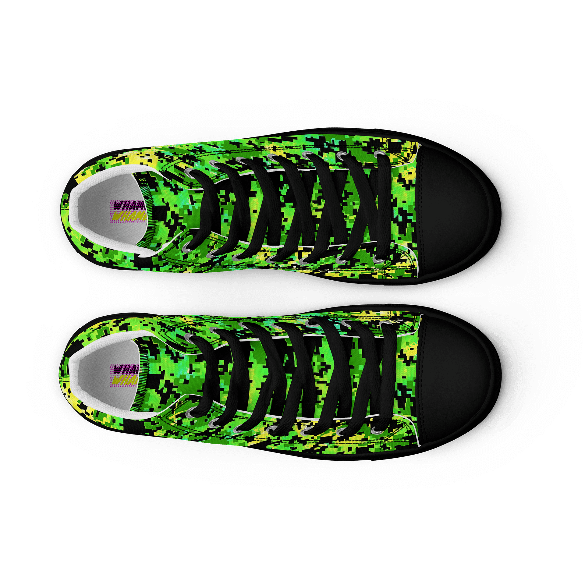 Pixelated Jungle Men's High Tops product image (9)