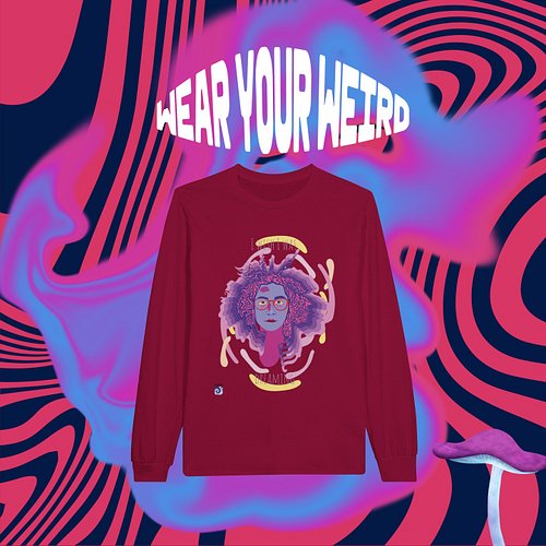 💤 Reality called — we put it on hold.

Meet the “I Wish I Was Dreaming” long sleeve — aka Lucid Armor 🛡️
A surreal spiral int...