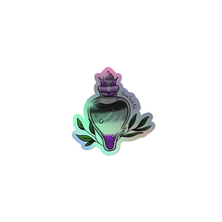 Asexual Pride Potion-Holo Sticker product image (1)