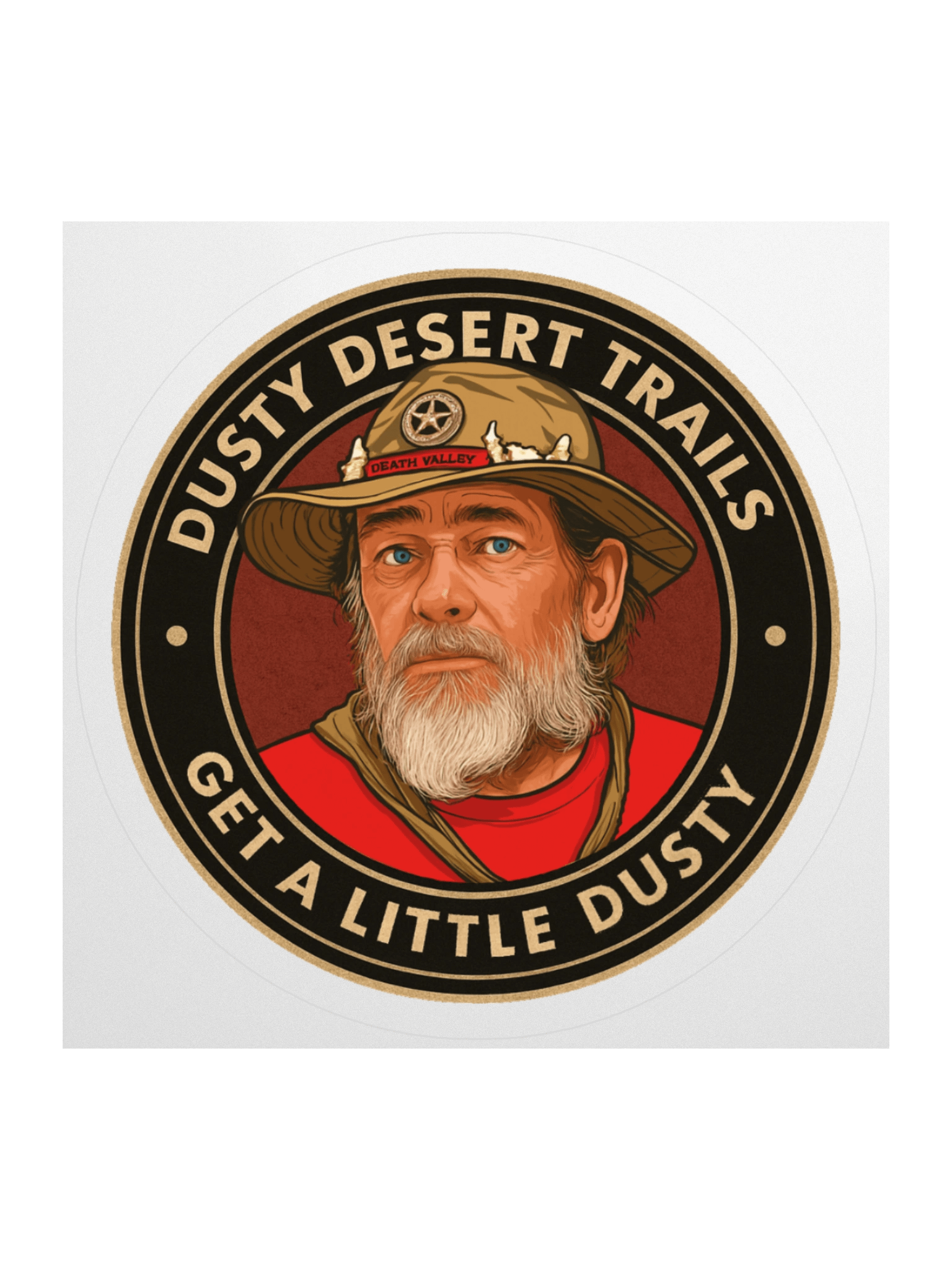 Dusty Desert Trails Sticker product image (1)