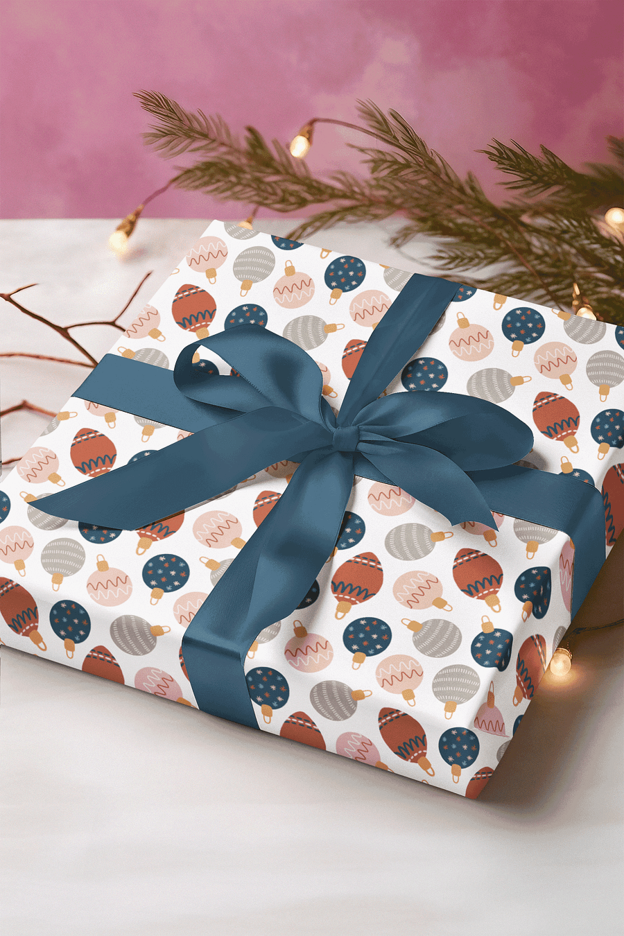 Christmas Ornament Wrapping Paper product image (1)
