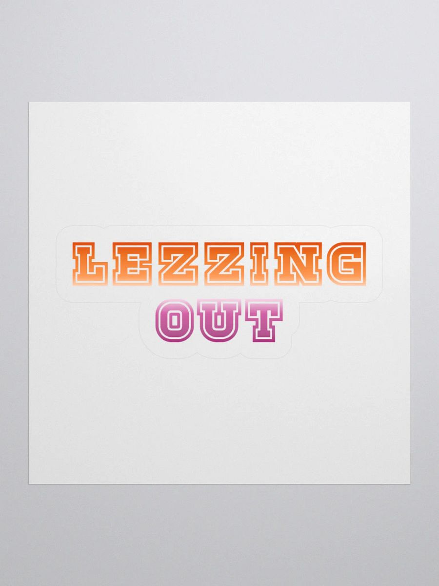 LEZZING OUT STICKER product image (3)
