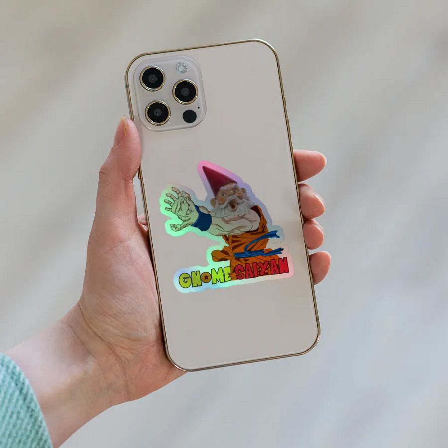 Gnome Saiyan Holo Sticker product image (8)