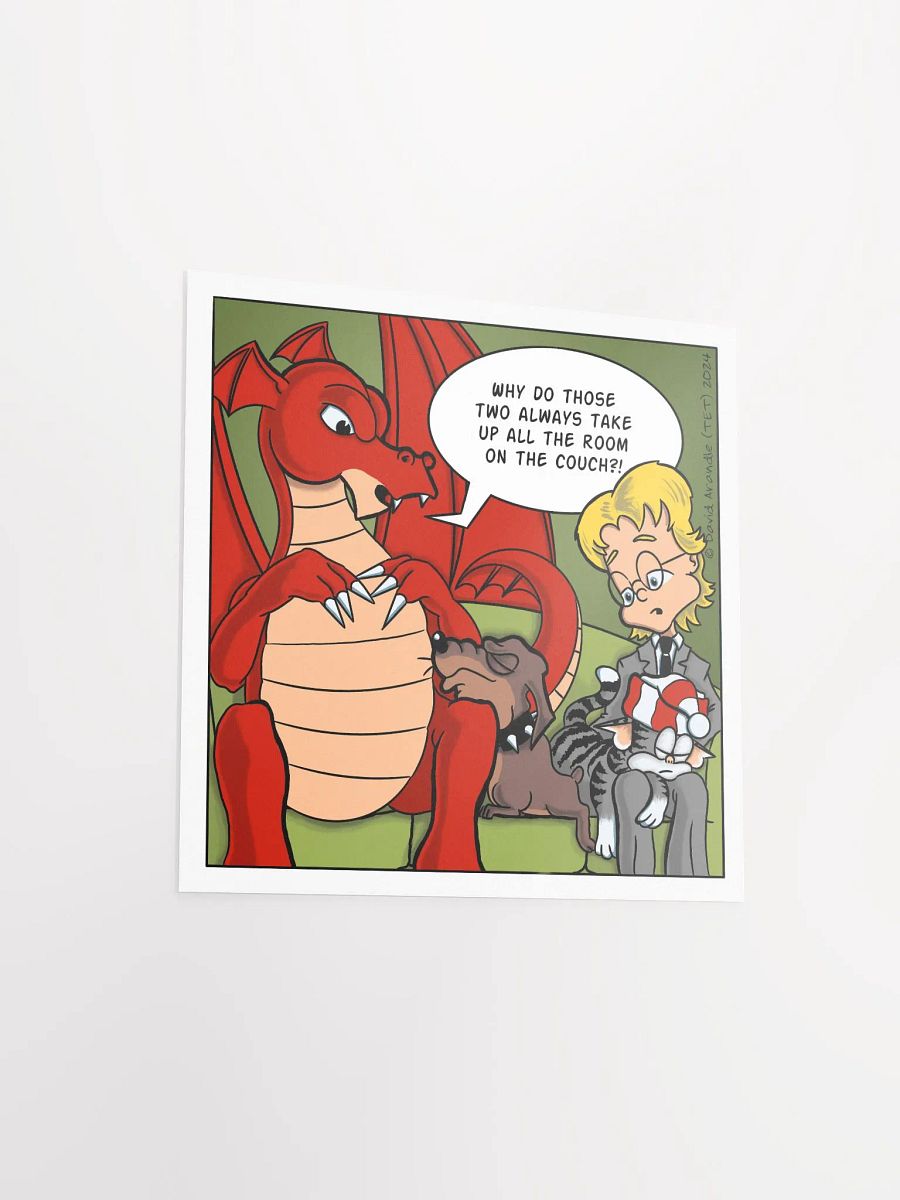 No Couch Room - Resident Dragon Poster product image (3)