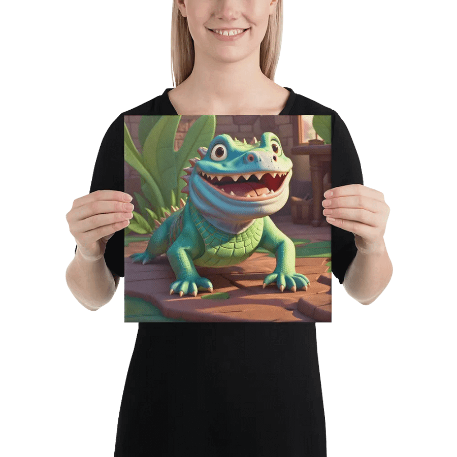 Endangered Species - Mexico - Morelet´s Crocodile Canvas Art product image (2)