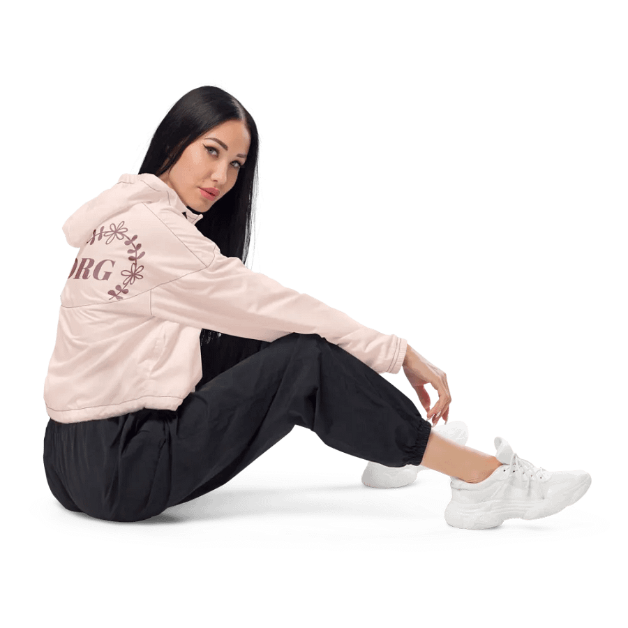 G-ORGEOUS Floral Elegance Cropped Windbreaker product image (4)