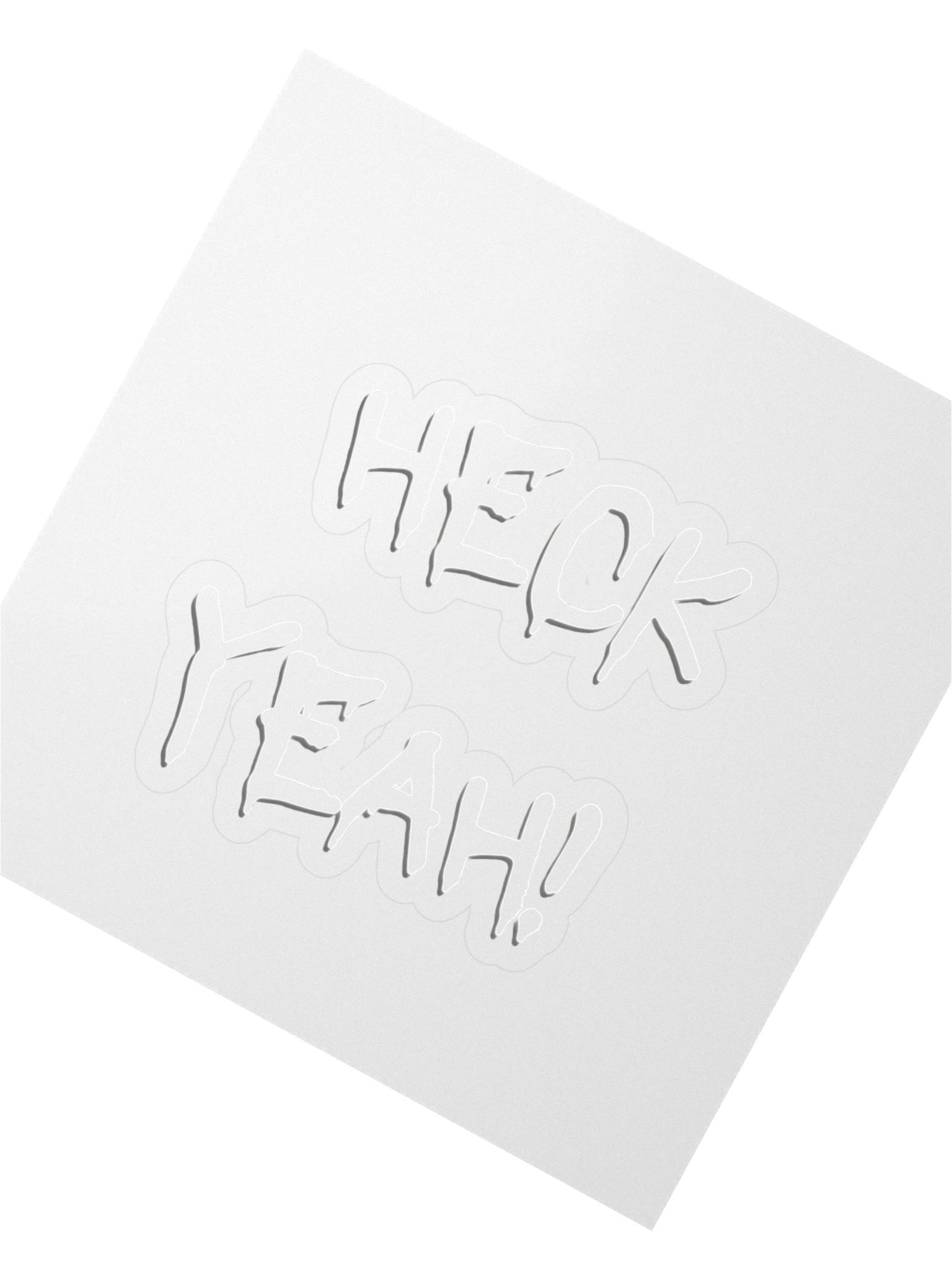 Double-Lined B Kiss-Cut Stickers product image (2)