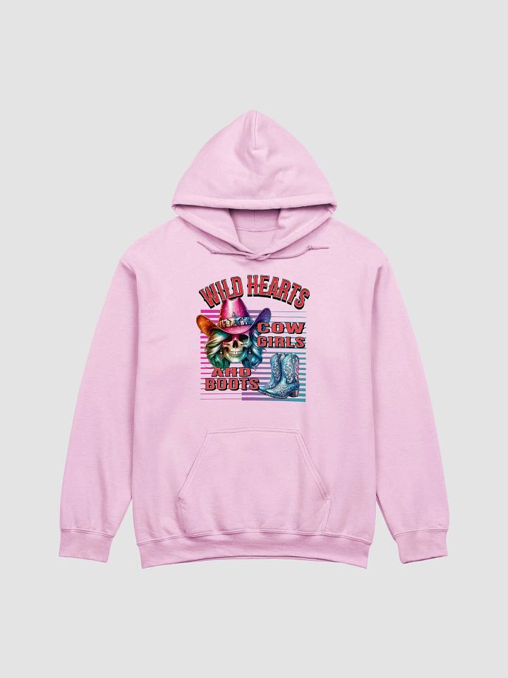 Wild Hearts Cow Girls and Boots Hoodie product image (9)