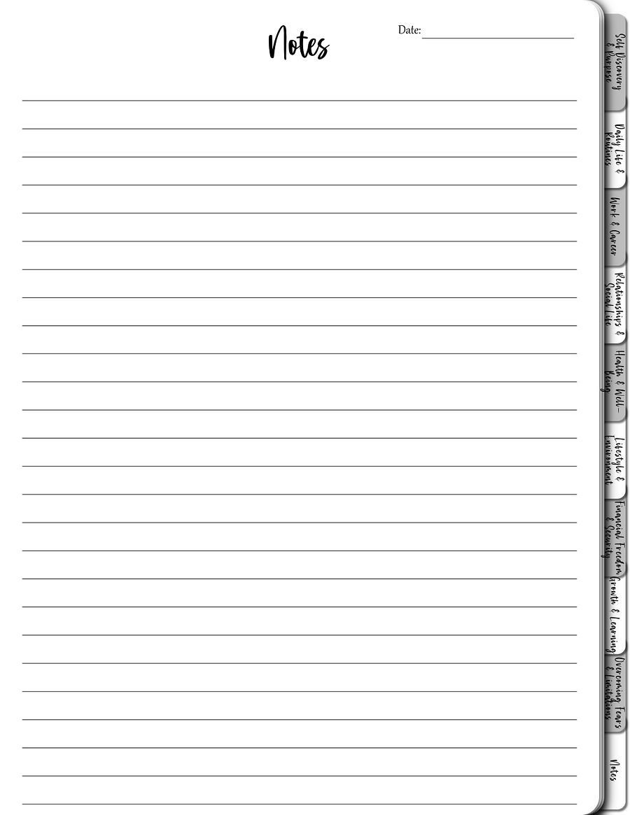 Life’s Purpose Reflection Workbook | A Guided Digital Journal for Self-Discovery & Fulfillment product image (9)