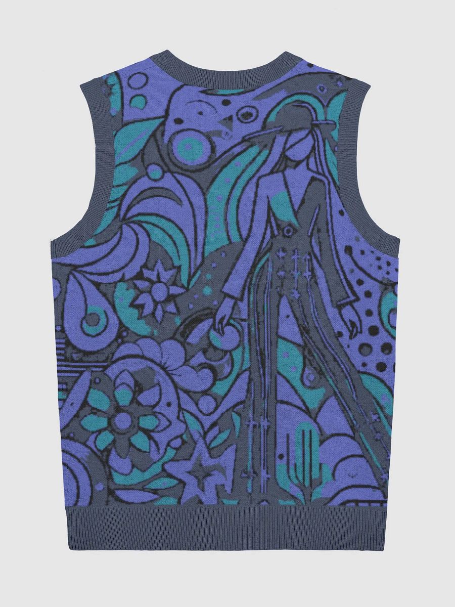 Mystic Mosaic: Knitted V-Neck Vest product image (2)