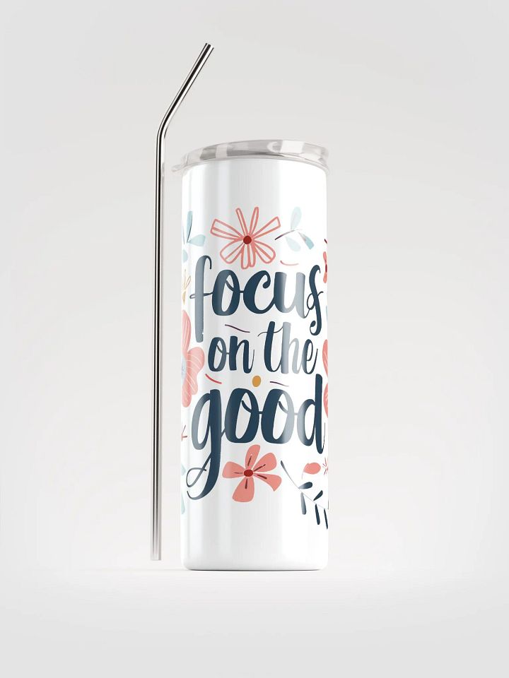 Floral Focus Stainless Steel Tumbler product image (1)