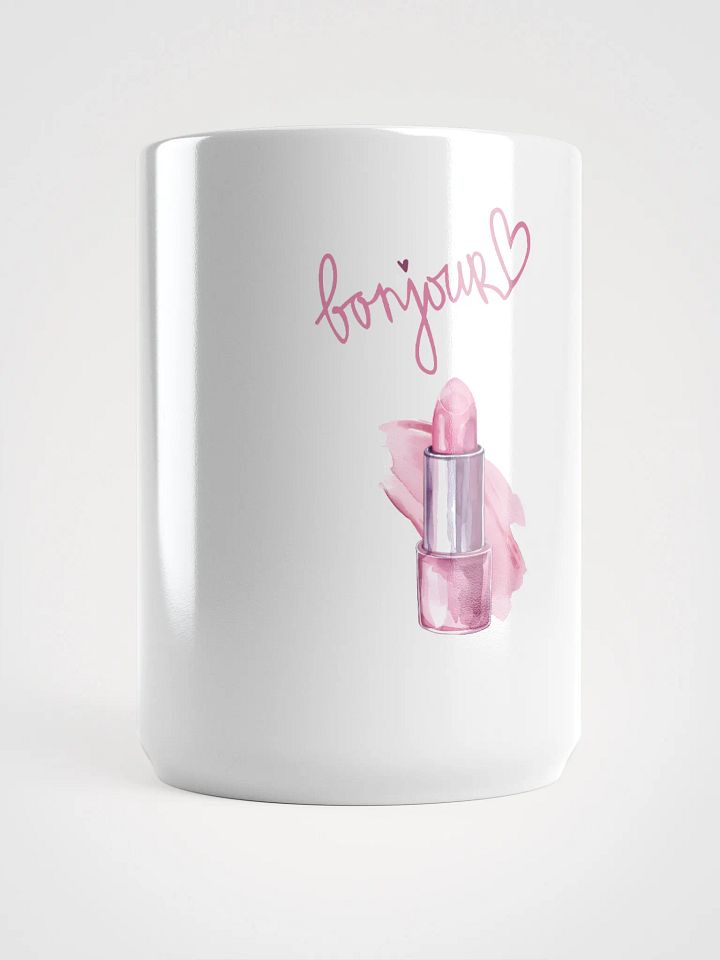 Bonjour Pink Lipstick Mug product image (1)