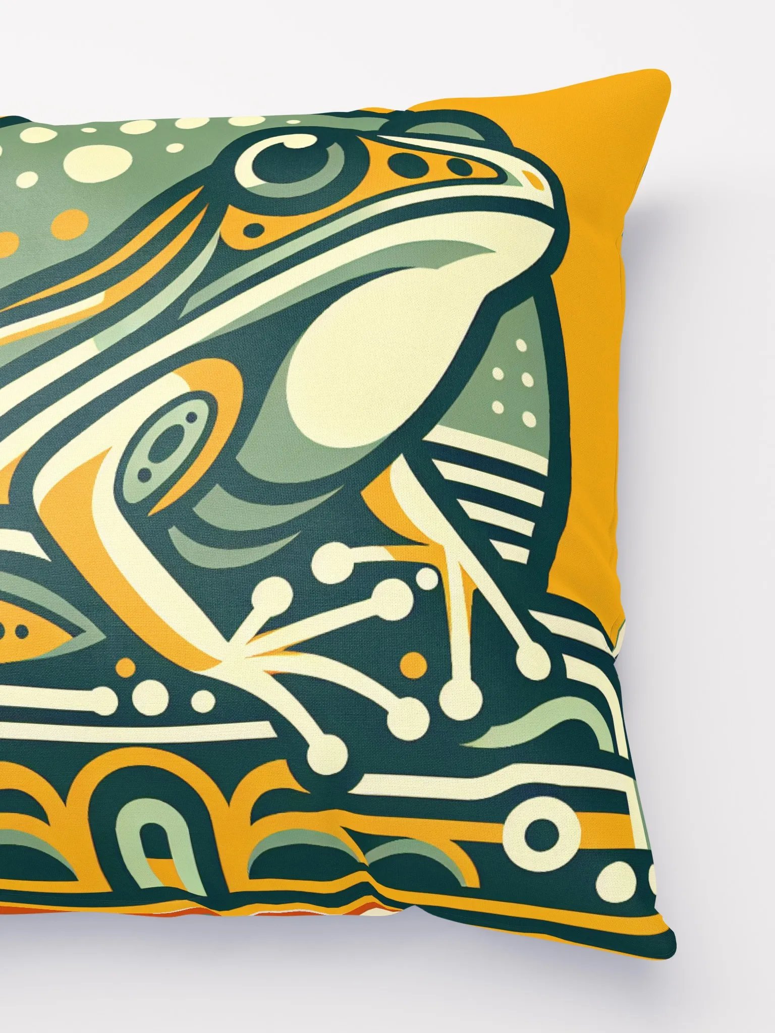 Art Deco Frog Pillow product image (3)