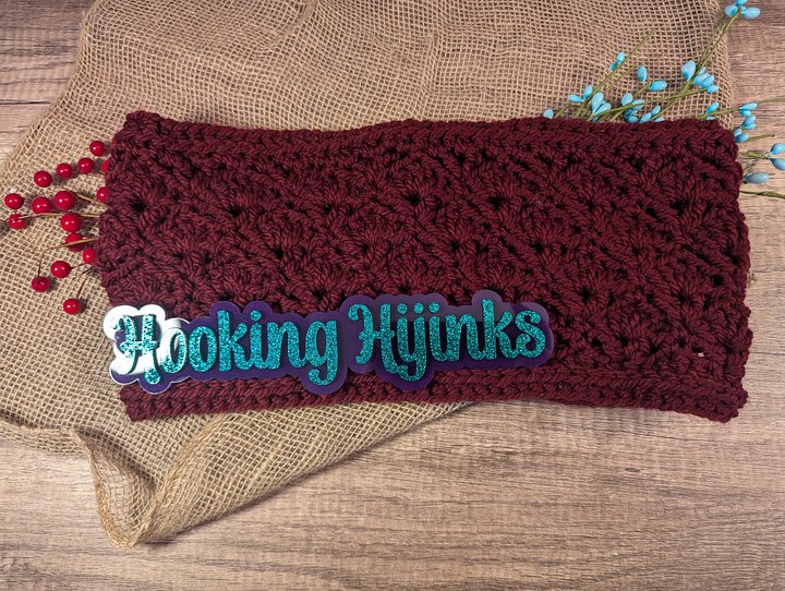 Shell Cowl - Dark Red product image (1)