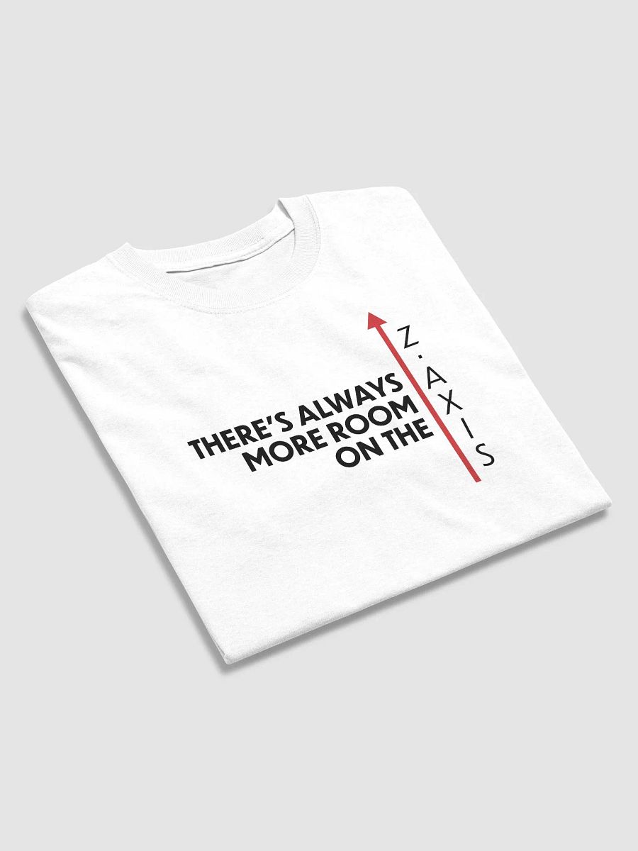 More room on the Z Axis (White) (Classic Tee) product image (3)