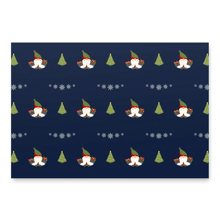Gnomes & Trees Festive Wrapping Paper Set product image (2)