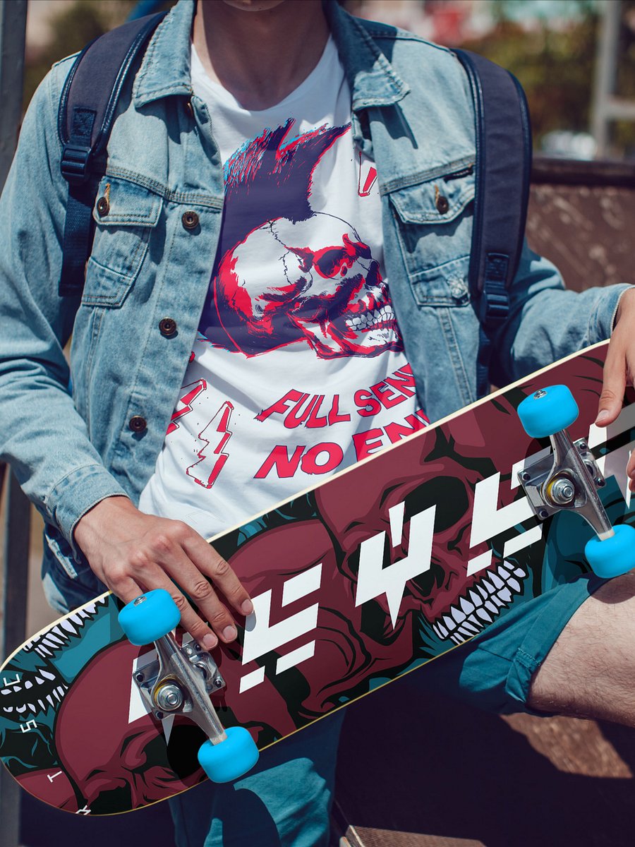 FULL SEND - NO END White Tee Vs. 2 product image (10)