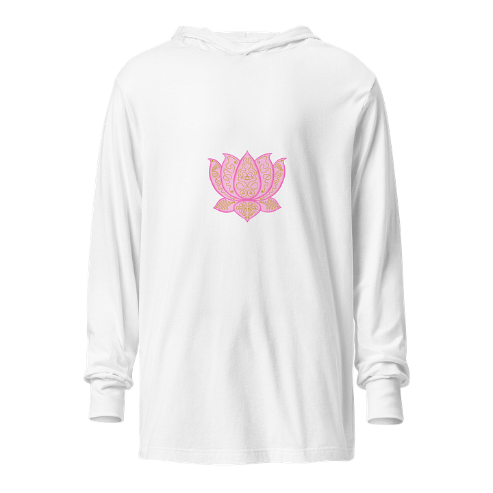 Golden Lotus Unisex Hooded Long Sleeve Tee product image (1)