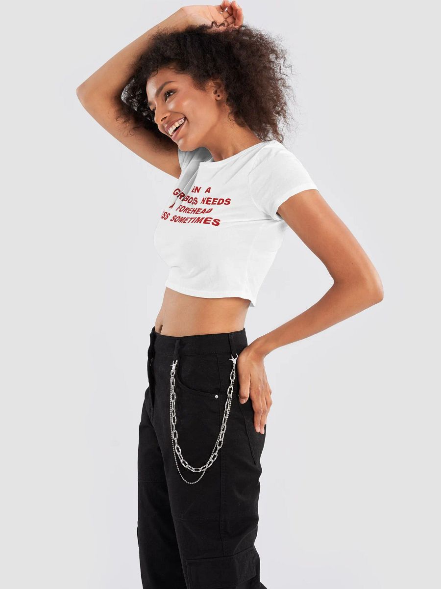 Girlboss Forehead Kiss - Baby Tee product image (10)