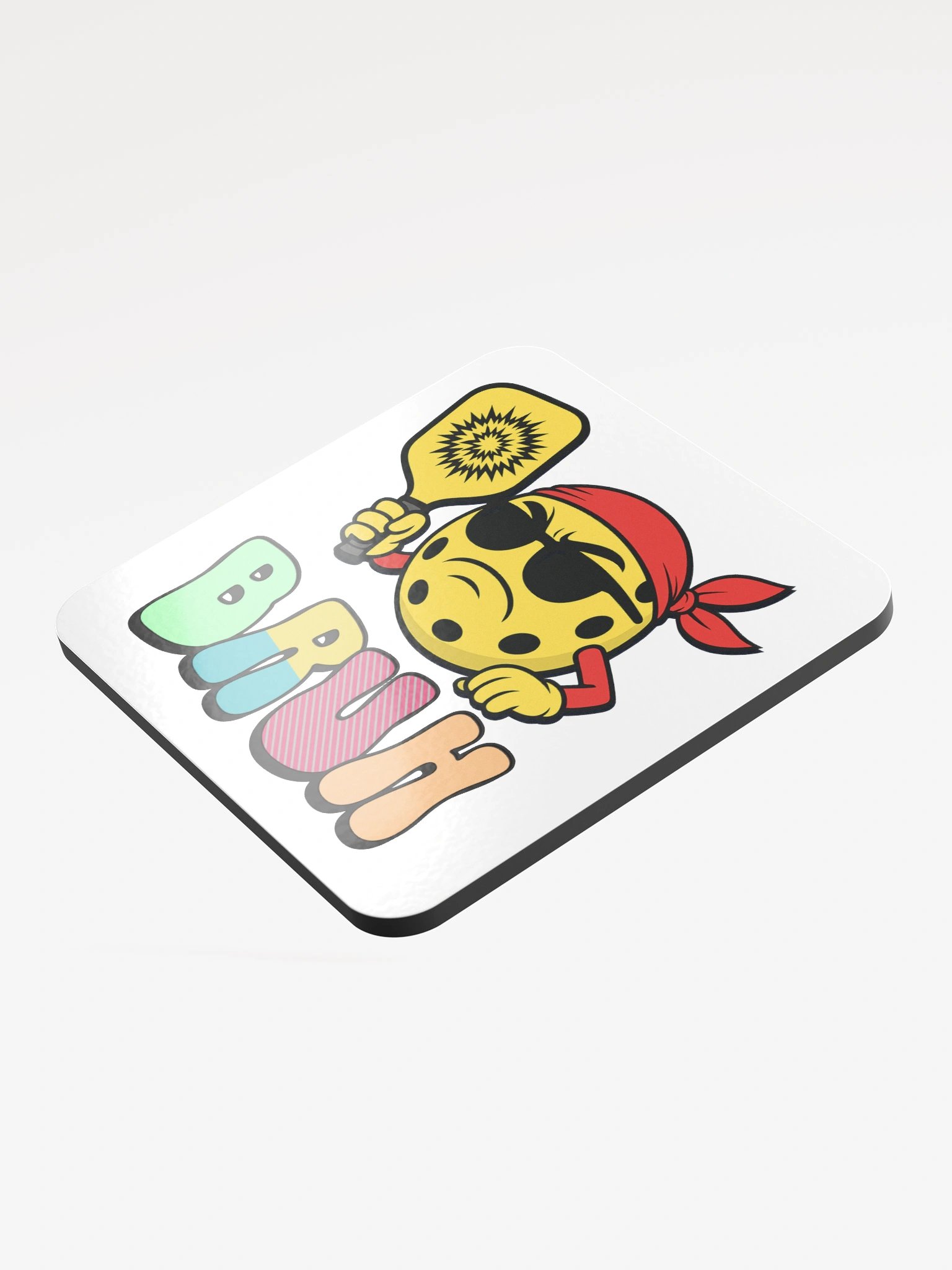 Bruh Pickleball Funky Coaster product image (4)