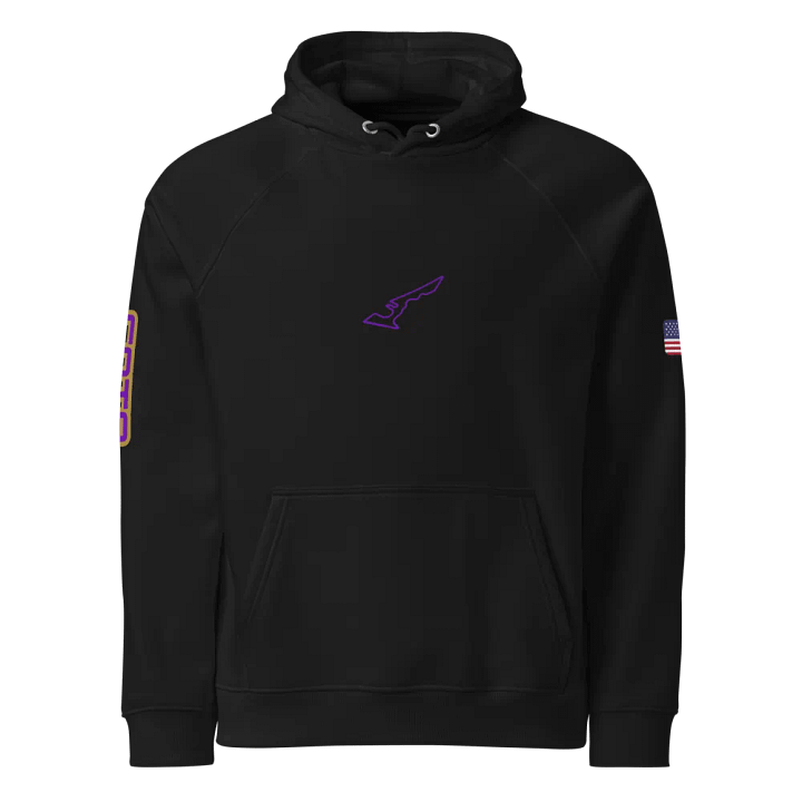 CIRCUIT OF THE AMERICAS Eco Raglan Hoodie product image (1)
