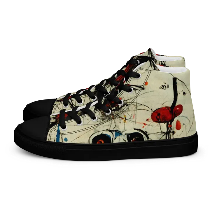 Women's scream of style, canvas High Tops product image (1)
