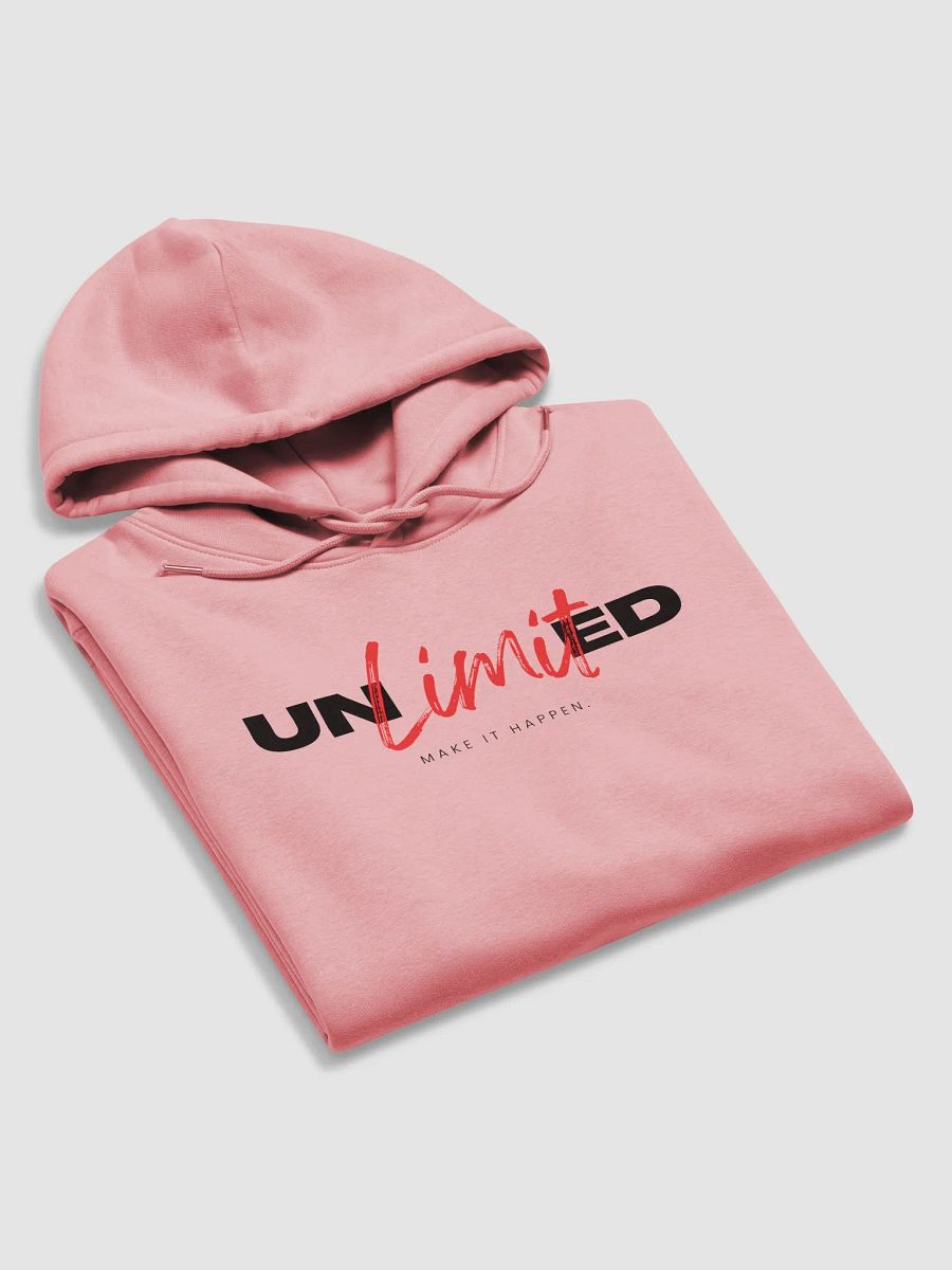 'Unlimited: Make it Happen' Unisex Eco Hoodie product image (5)