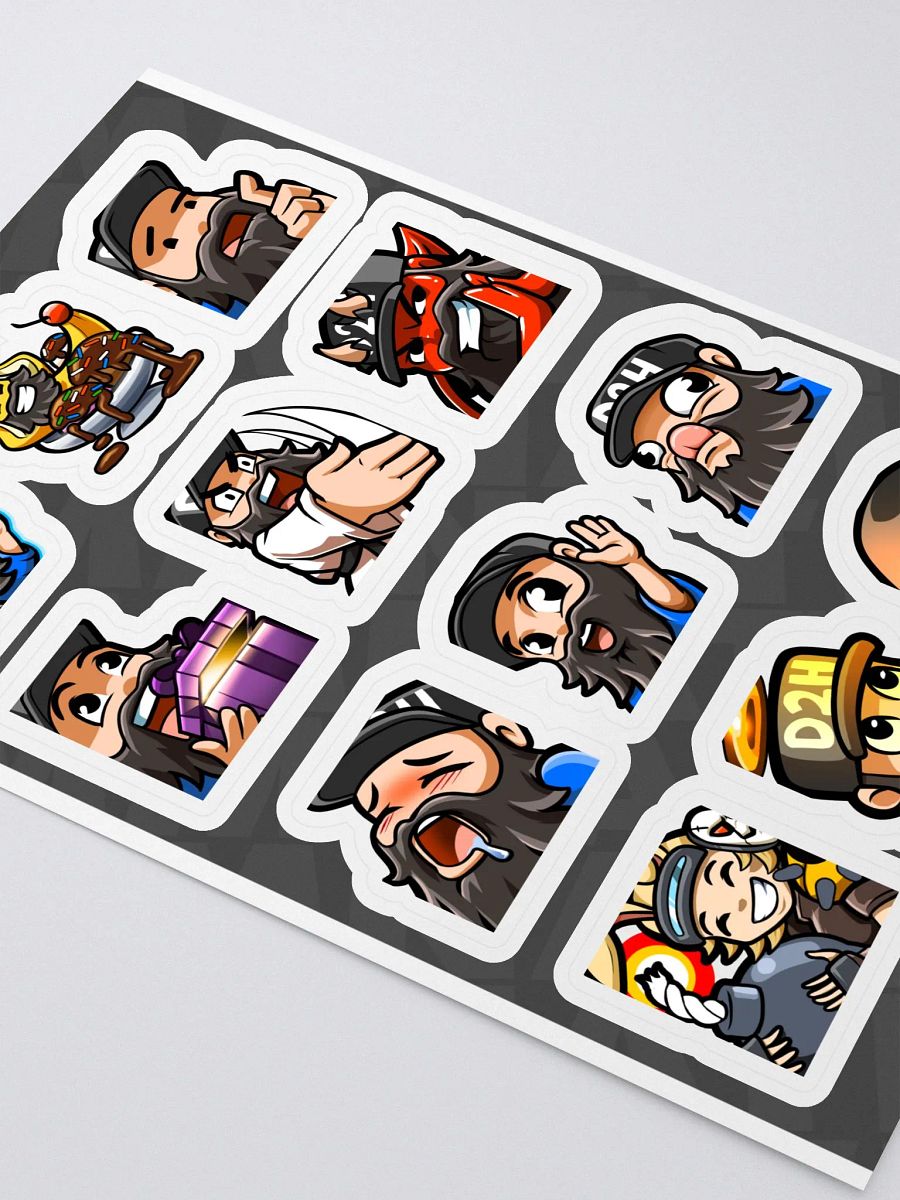 Emote Sticker Sheet. Set 3 product image (3)