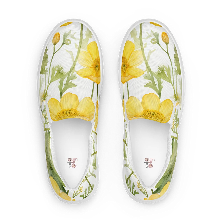 Buttercups in Bloom Slip-On Canvas Shoes product image (11)