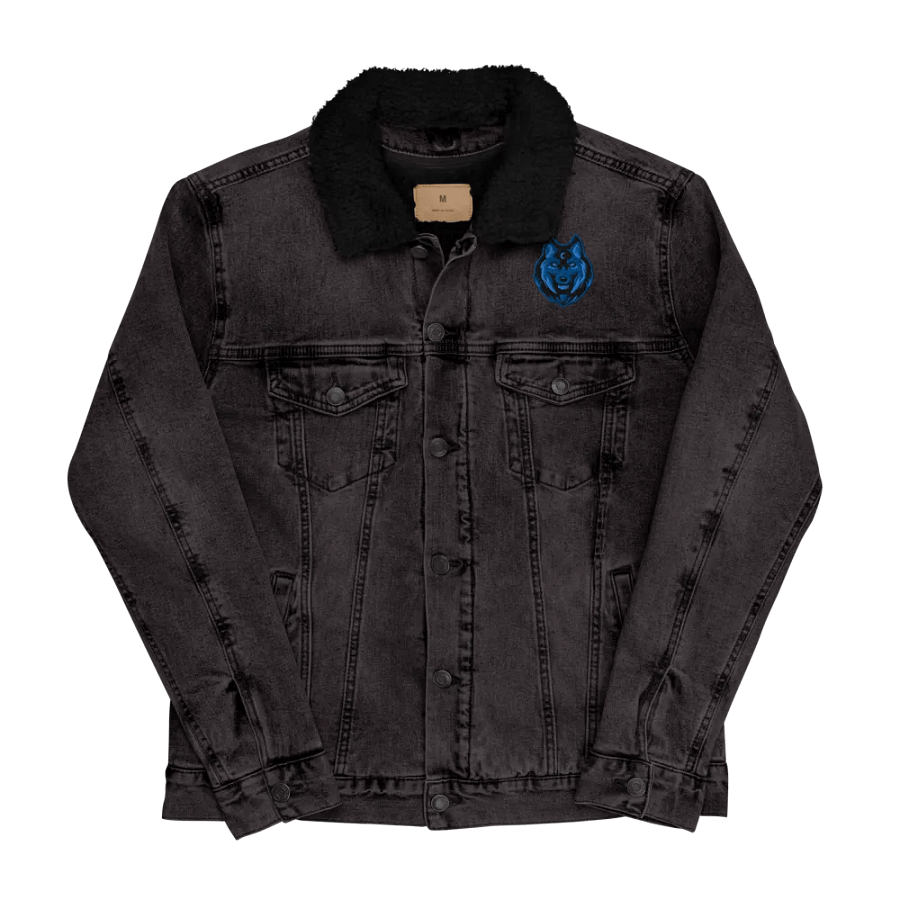 Mystic Wolf Unisex Denim Jacket product image (3)