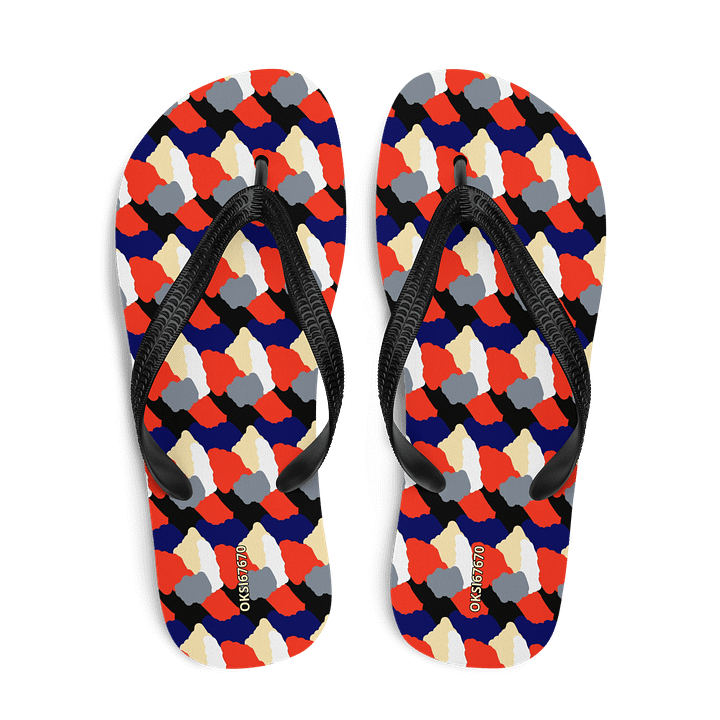 Interlocking Geometric Bliss Flip-Flops product image (2)