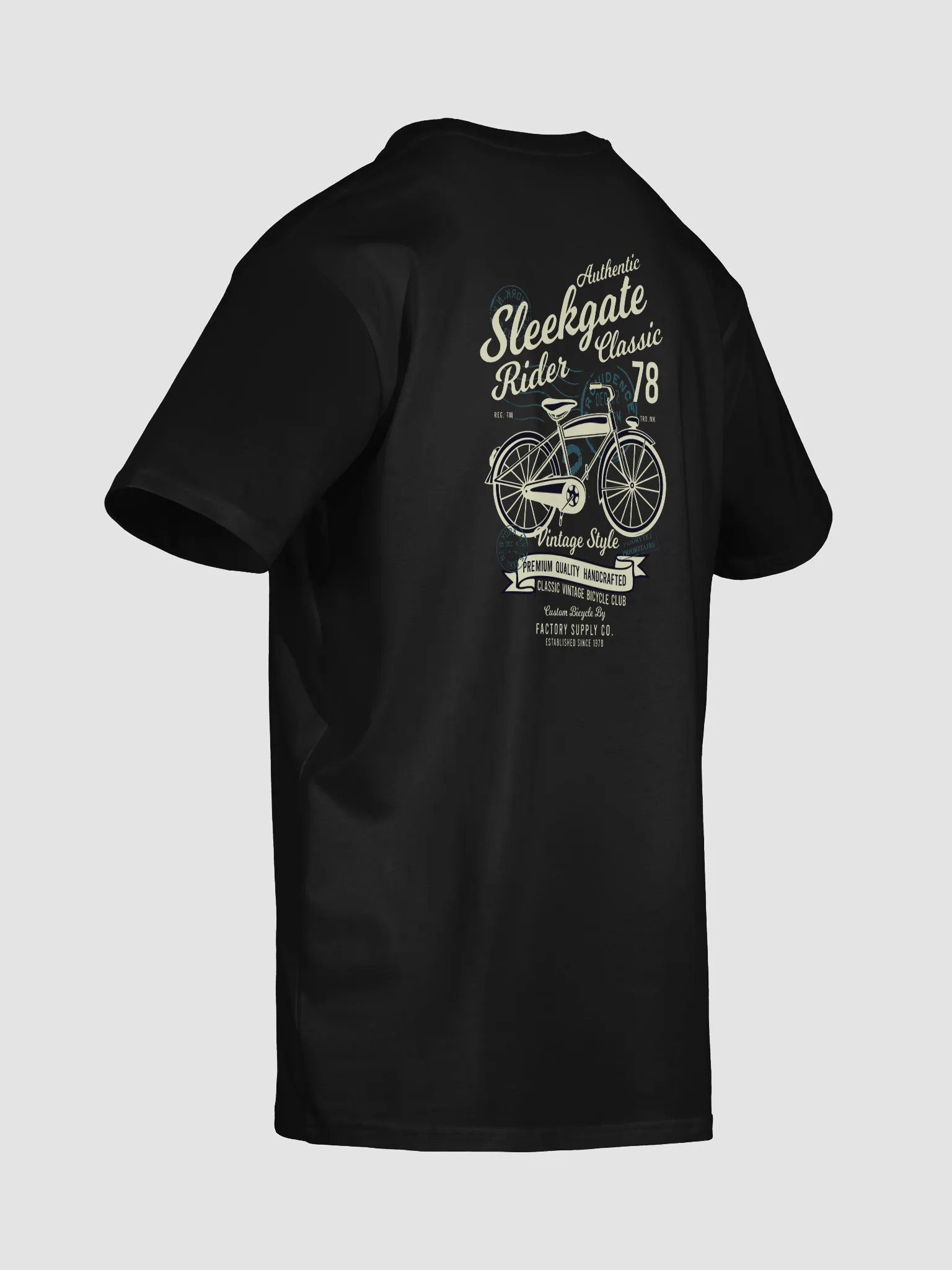 Vintage Bicycle Craftsmanship T-Shirt product image (3)