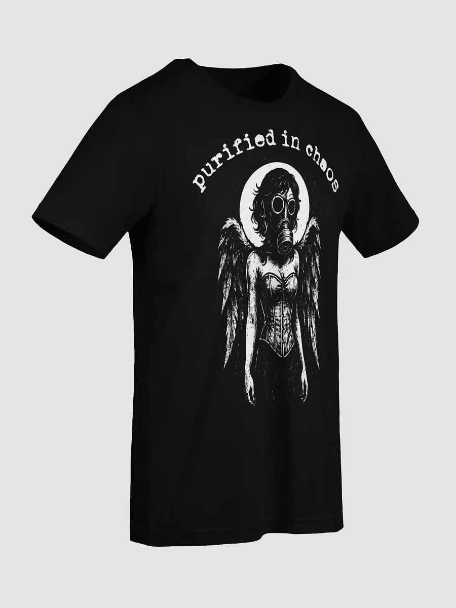 Purified in Chaos Tee – Post-Apocalyptic Angel Gothic Punk Shirt product image (3)