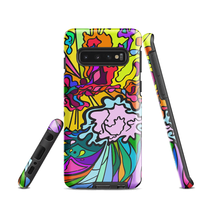 Vibrant Swirls Samsung® Tough Case – Wave at Sunset product image (2)