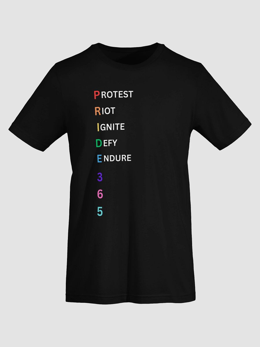 Pride 365 (protest, riot, ignite, endure) Tee product image (38)
