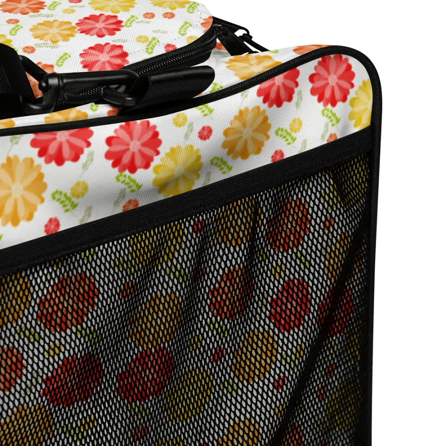 Orange Floral Large Holdall Bag product image (11)