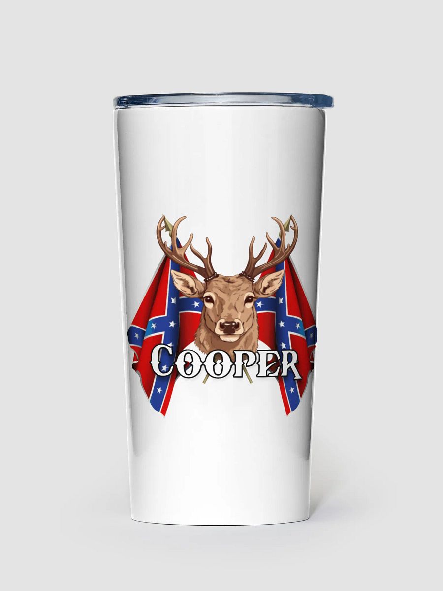 "Cooper" Last Name Rebel Redneck Deer - Adult Tumbler product image (1)