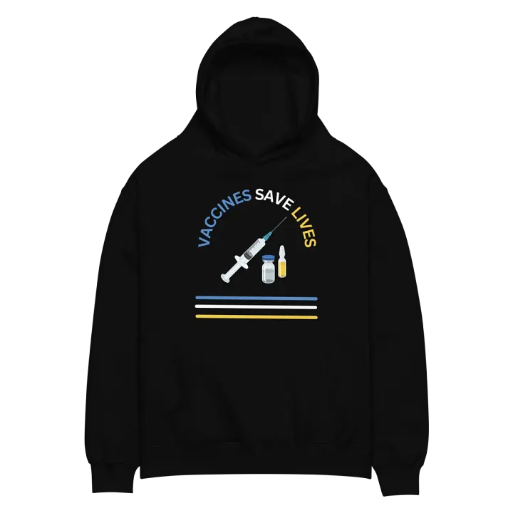 Vaccines Save Lives Oversized Hoodie product image (2)