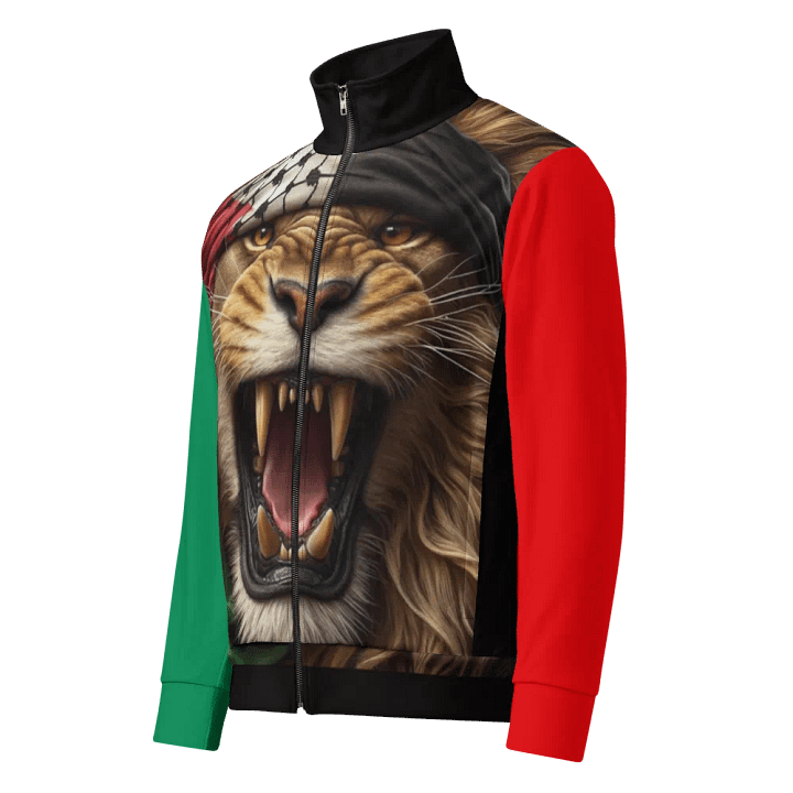 Roaring Lion Unisex Track Jacket | AI Design Free palestina product image (1)