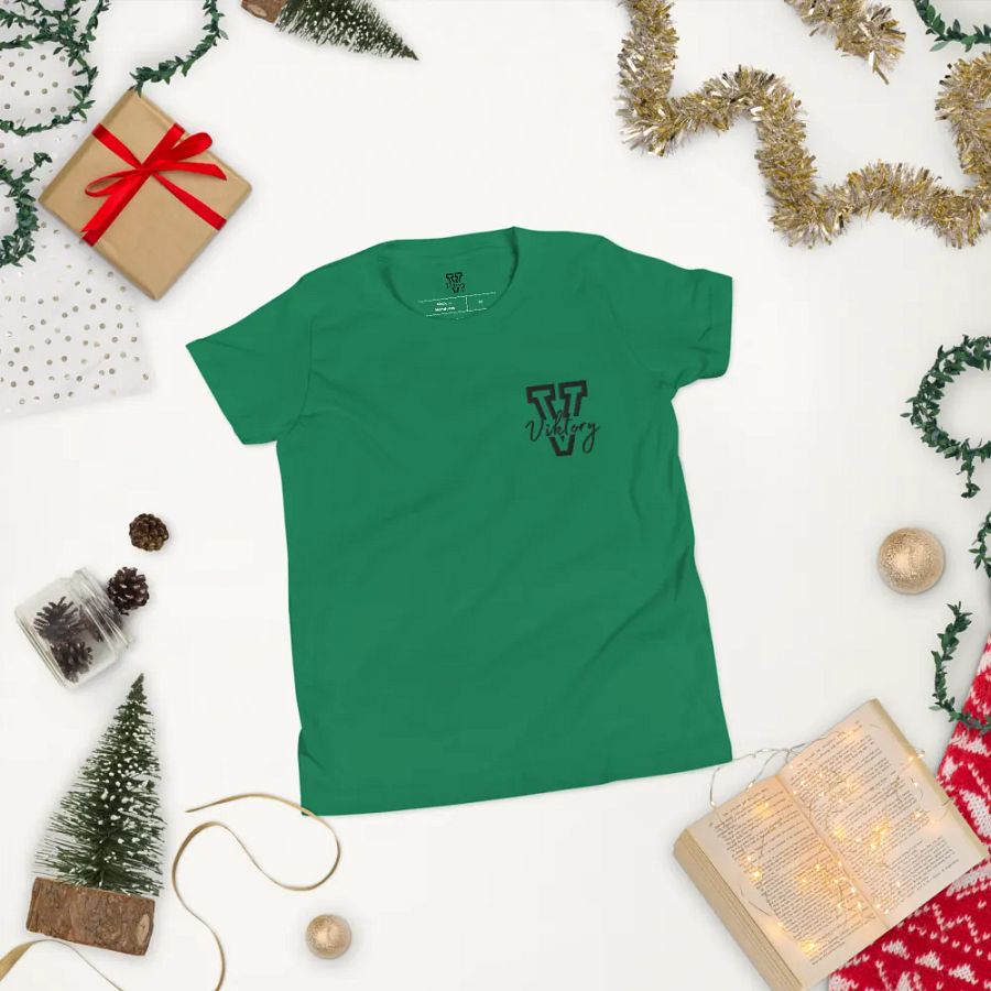 Kids Shirt Green (black logo) product image (4)