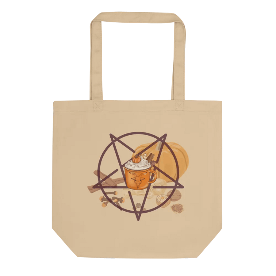 Eco Tote: Pumpkin Spice Satanic Vice product image (1)