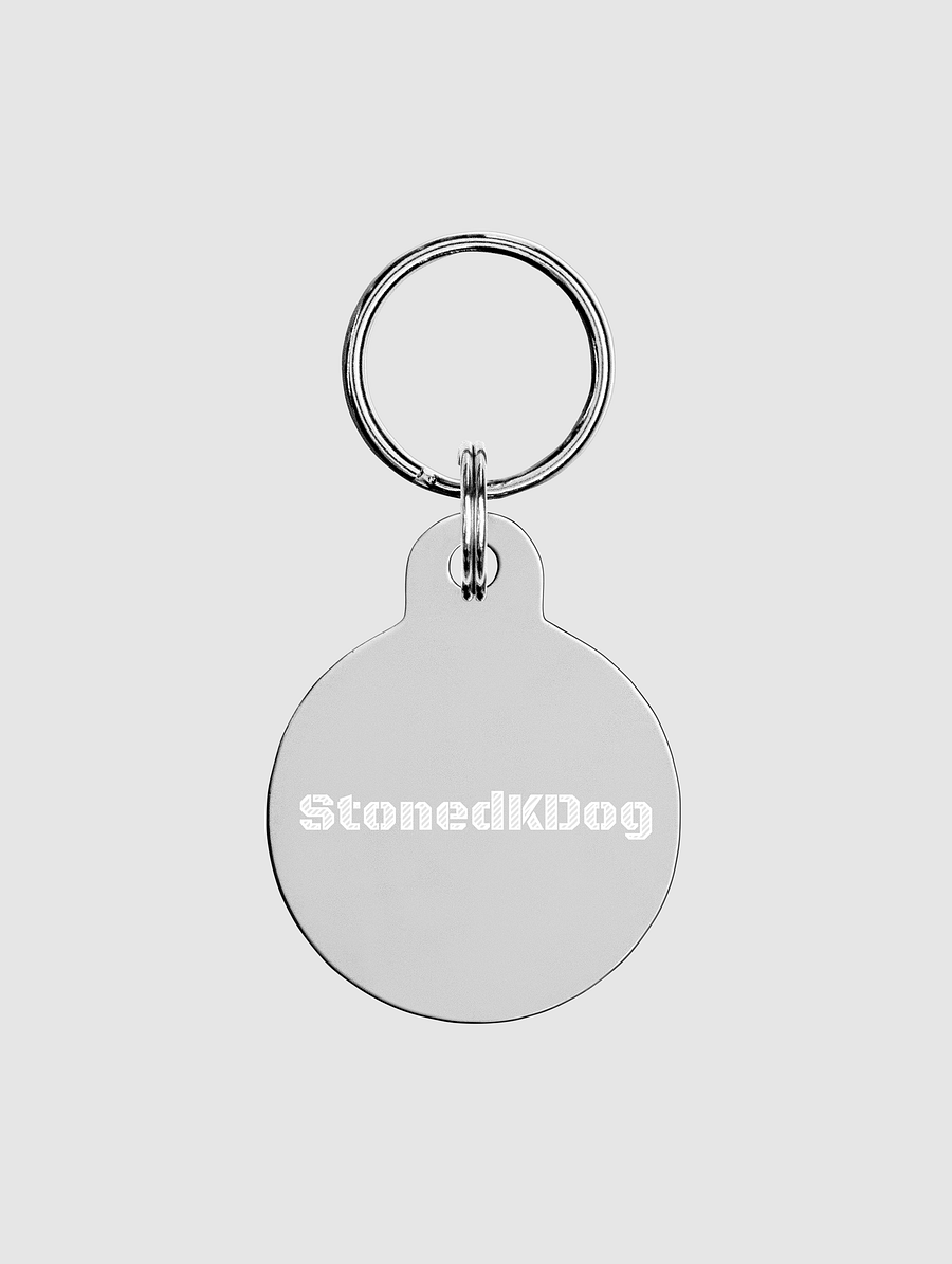 Stonedkdog Engraved pet ID tag product image (1)