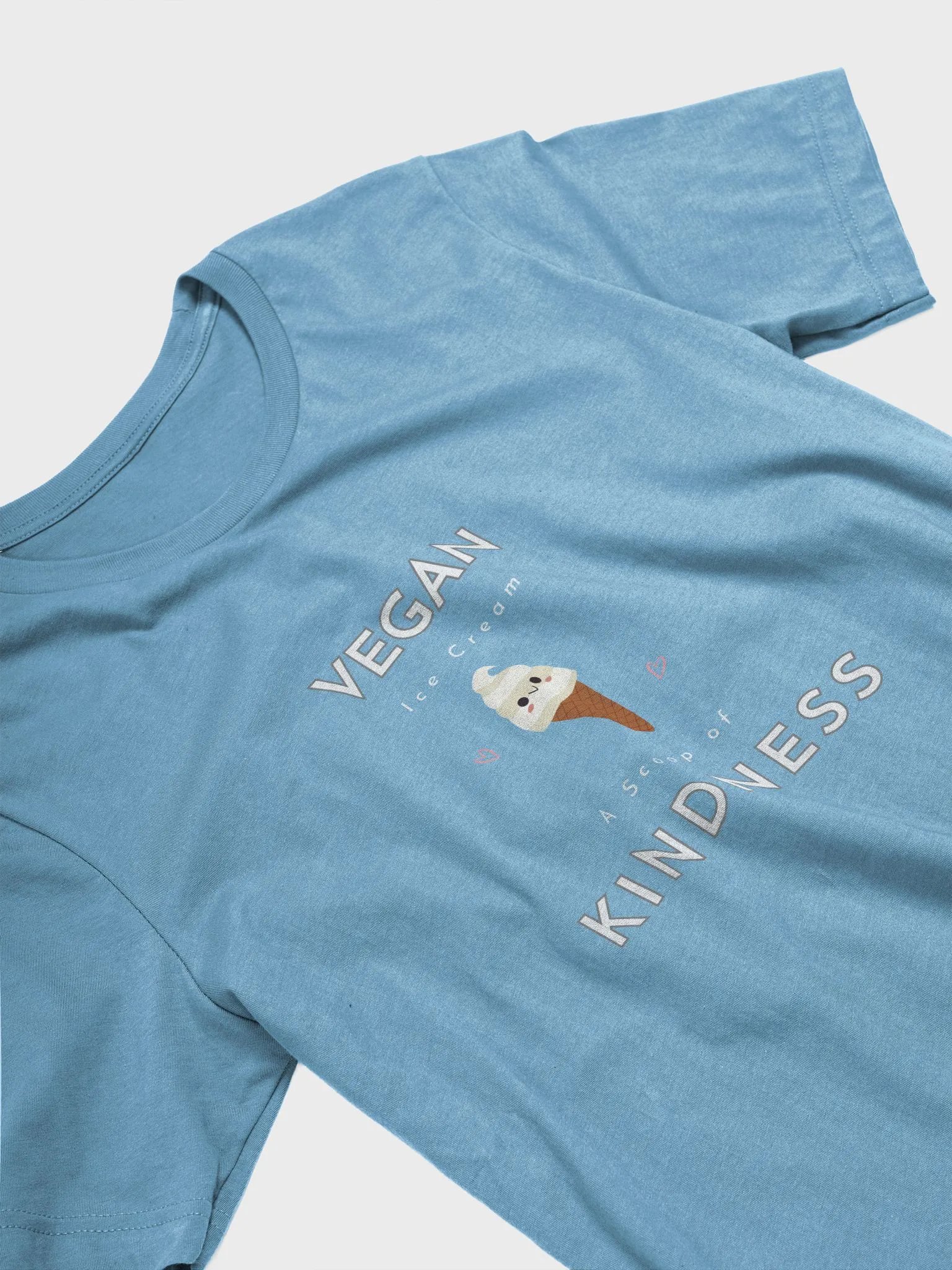 Vegan Kindess Tee - Lt. BLue product image (3)