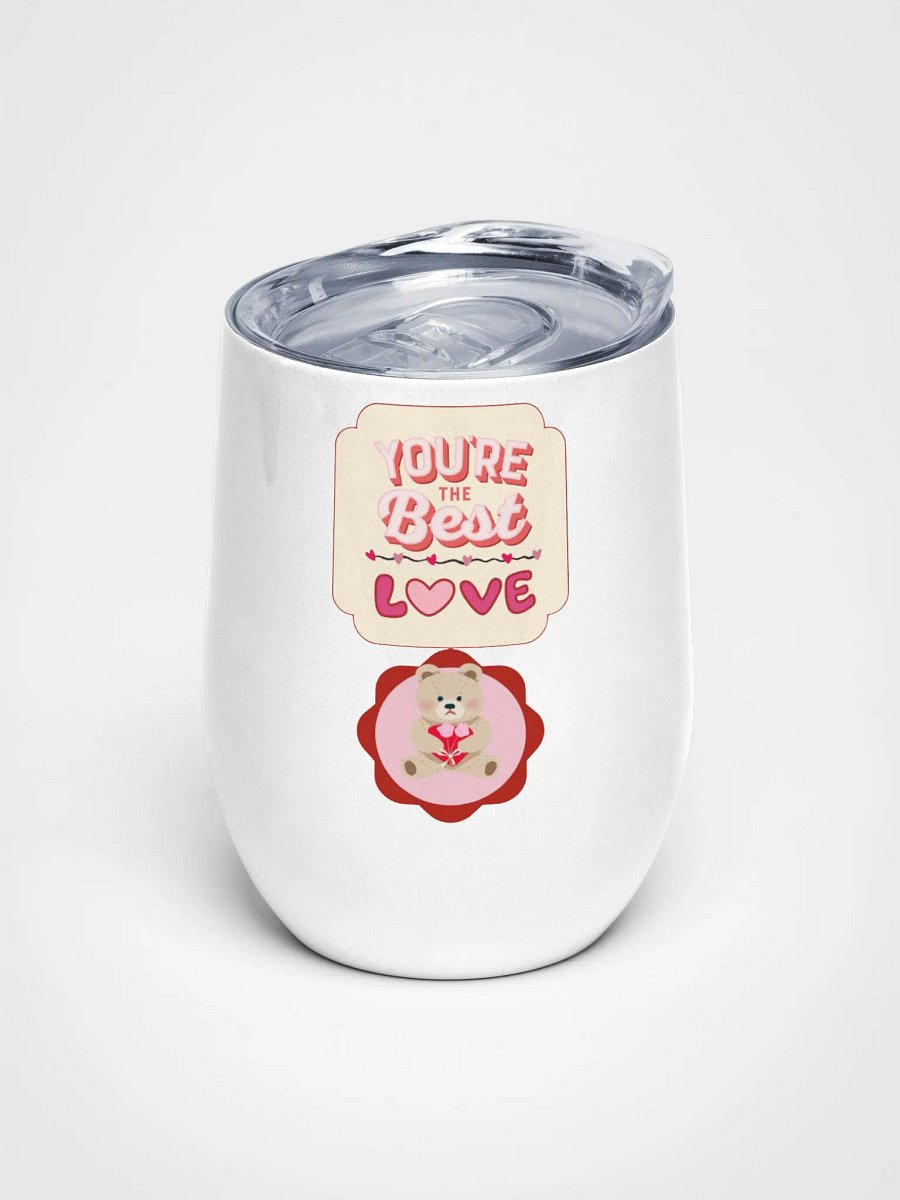 Love and Wine Teddy Bear Tumbler product image (1)